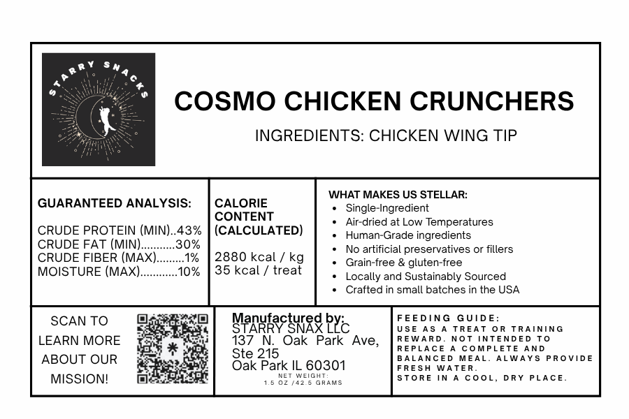 Cosmo Chicken Crunchers - Mini 6 Pack